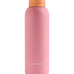 Waterdrop Thermo Steel RVS Drinkfles Pastel Roze 600 ML