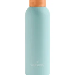 Waterdrop Thermo Steel RVS Drinkfles Pastel Turqoise 600 ML