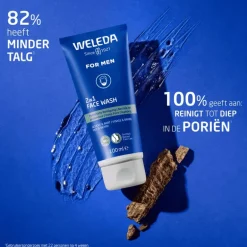 Weleda Men 2-in-1 reinigingsgel voor gezicht & baard
