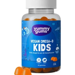 Yummygums Kids Vegan Omega-3 Suikerarm 45 stuks