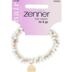 Zenner Haarelastiek parel