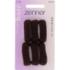 Zenner Haarelastieken bruin 6x