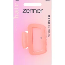 Zenner Haarklem Mat Tranparant Roze