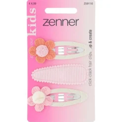 Zenner Klik-klak haarspeld kids 3x