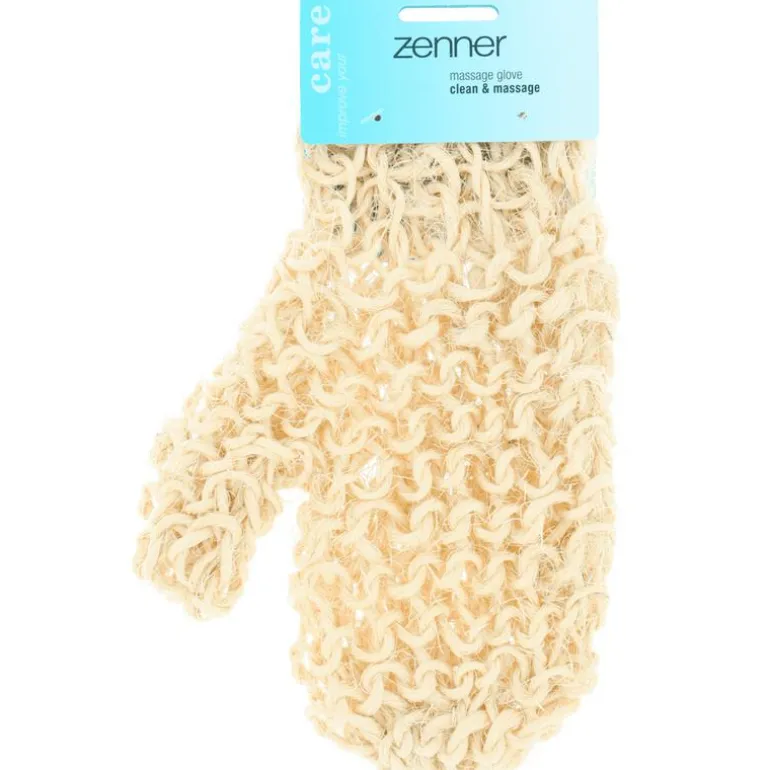Zenner Massagehandschoen sisal