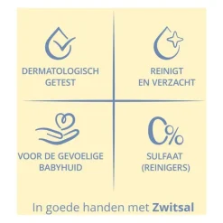 Zwitsal Crème Zeep 4-pack 360 GR